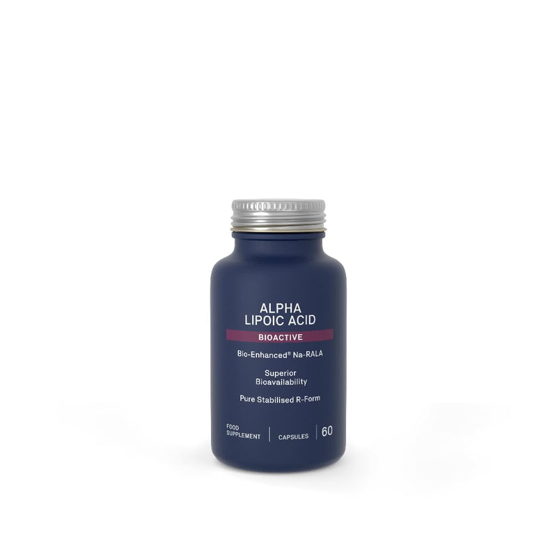 Alpha Lipoic Acid| BioActive| Bio Enhanced| Na-RALA| 60 Vegan Friendly Capsules| Superior Bioavailability| Pure Stabilised R-Form