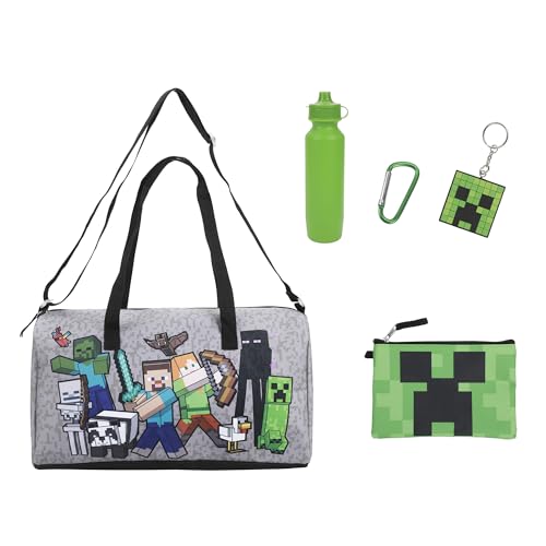 Minecraft Monster Battle 5-Piece Duffel Bag Set Minecraft Monster Battle
