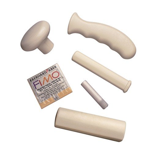 Homecraft Kings Standard Built-Up Handle, Mushroom Handle (Eligible for VAT Relief in the UK) Adaptive Dining Utensil, Aid for Elderly, Disabled, Make Eating Meals Simpler, Independent Self-Feeding Standard, slim, contoured, customized, heavy handle