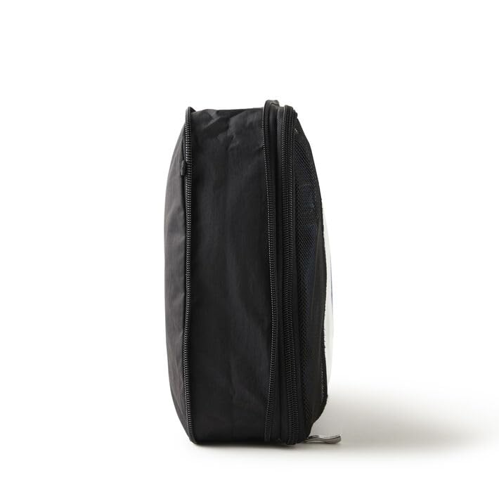 Baggallini Compression Cube 3-piece set - Lightweight Compression Packing Cubes for Travel One Size Black