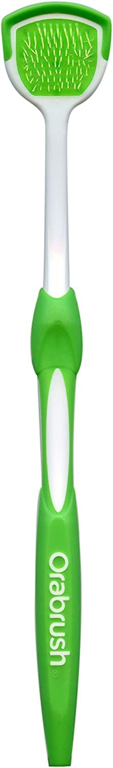 [Australia] - DenTek Orabrush Tongue Cleaner and Tongue Scraper 1 Count (Pack of 2) 1 Count (Pack of 2) 