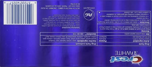 Crest 3d White Fluoride Anticavity Toothpaste Arctic Fresh Value Ea , 4.1 Ounce (2-Pack) 4.1 Ounce (Pack of 2)