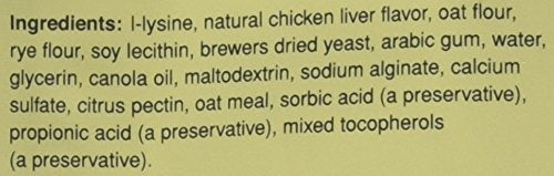Pet Naturals, L-Lysine, For Cats, Chicken Liver, 250 mg, 60 Chews, 1 x 90g