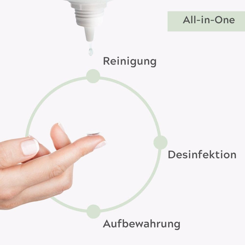 [Australia] - MAGNIVISION All-in-One Solution Comfort, 100ml (travel size) for soft contact lenses, for cleaning & storing soft contact lenses, borate-free, Made in Europe 