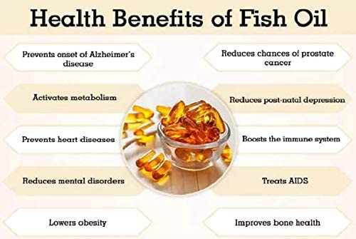 UKHealthHouse Omega 3 Fish Oil Supplement for Heart & Brain Health – High Strength 18/12-1000mg with DHA & EPA | Omega-3 Fatty Acids Fish Oil | Premium Nutritional Support – 180 Softgels 180 count (Pack of 1)