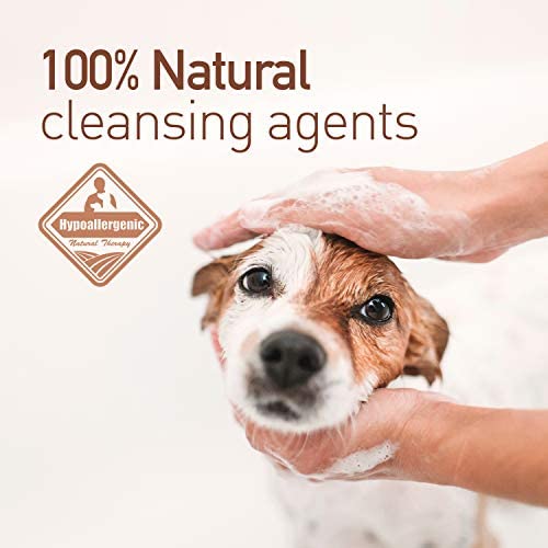 HYPONIC Hypoallergenic Premium Dog Shampoo - Deodorizing, Sensitive Skin, Detangling (All Breeds_unscented (10.1 oz)) All Breeds_unscented (10.1 oz) - PawsPlanet Australia