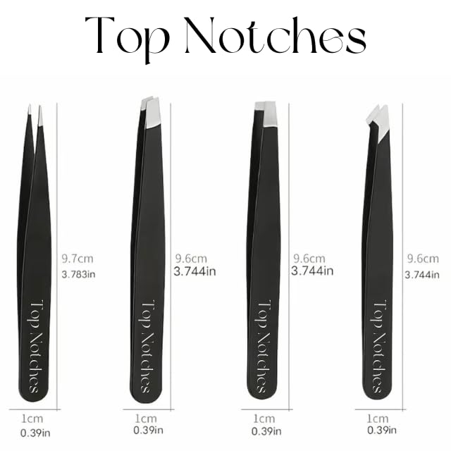 Tweezer Set - High Grade Tweezers For Women And Men, Perfect For Eyebrows Facial Hair Ingrown Hair And Splinter Removal