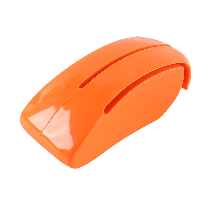 Writing and Drawing Aid Device Pen Gripper Handwriting Aid for Right and Left Hand Parkinson's Patients Essential Tremor Fluted Stylus Grip Orange