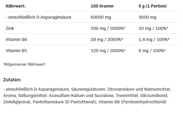 [Australia] - Allnutrition DAA Instant, Passion Fruit - 300 g 