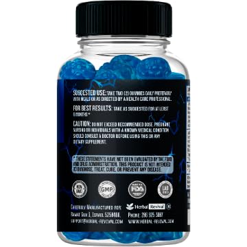 Testosterone Booster Gummies, Male Enhancing Supplement, Add 2 in” Enlargement Gummies for Men , Male Enhancement Chews Energy, Strength, Stamina, Endurance, Performance, Natural Blue Berry Chews