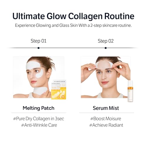 SUNGBOON EDITOR Deep Collagen Barrier Serum Mist, Hydrating Face Mist for Dry Skin, Collagen + Peptides + Vitamin C, Korean Skincare Mist, 3.38 fl oz, Gifts for Women, (Pack of 2) 3.21 Ounce (Pack of 2)