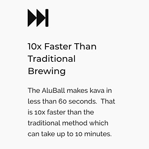 [Australia] - Kavafied AluBall Kava Brewing Ball - Kava in less than 60 second - 10x Faster than traditional prep 