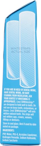 Crest 3D Whitestrips for Sensitive Teeth, Teeth Whitening Strip Kit, 28 Strips (14 Count Pack) 14 Count (Pack of 1)