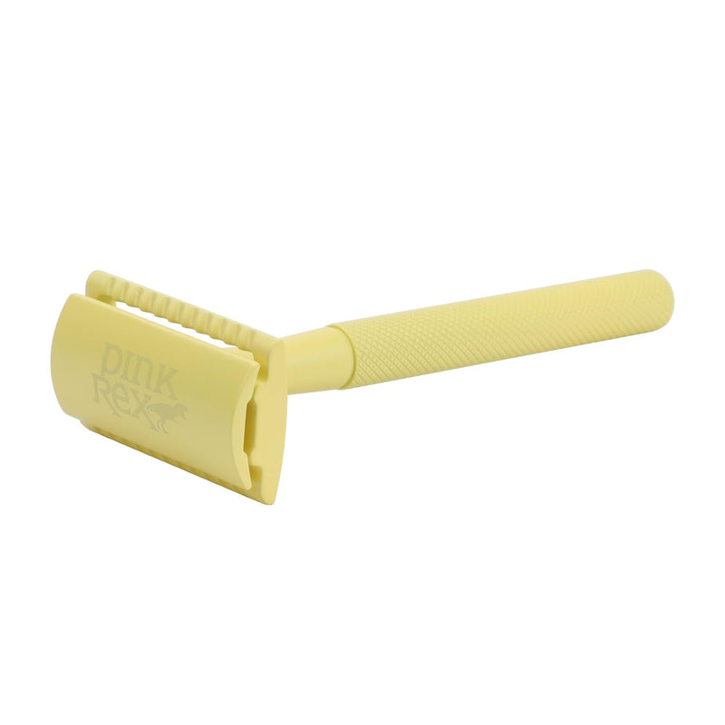 Women's Double Edge Safety Razor Eco-Friendly Includes 10 Razor Blades (Sunshine Yellow) Sunshine Yellow