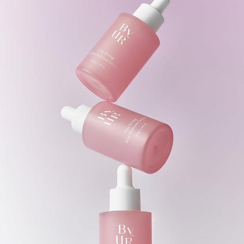 ByUR Vita Giving Keep Radiance Serum - Dark Spots & Hyperpigmentation, Brightening & Hydrating for Dry, Dull Skin, Hyaluronic Acid, Niacinamide, Vitamin C, Glass Skin Facial Pore Care Korean Skincare