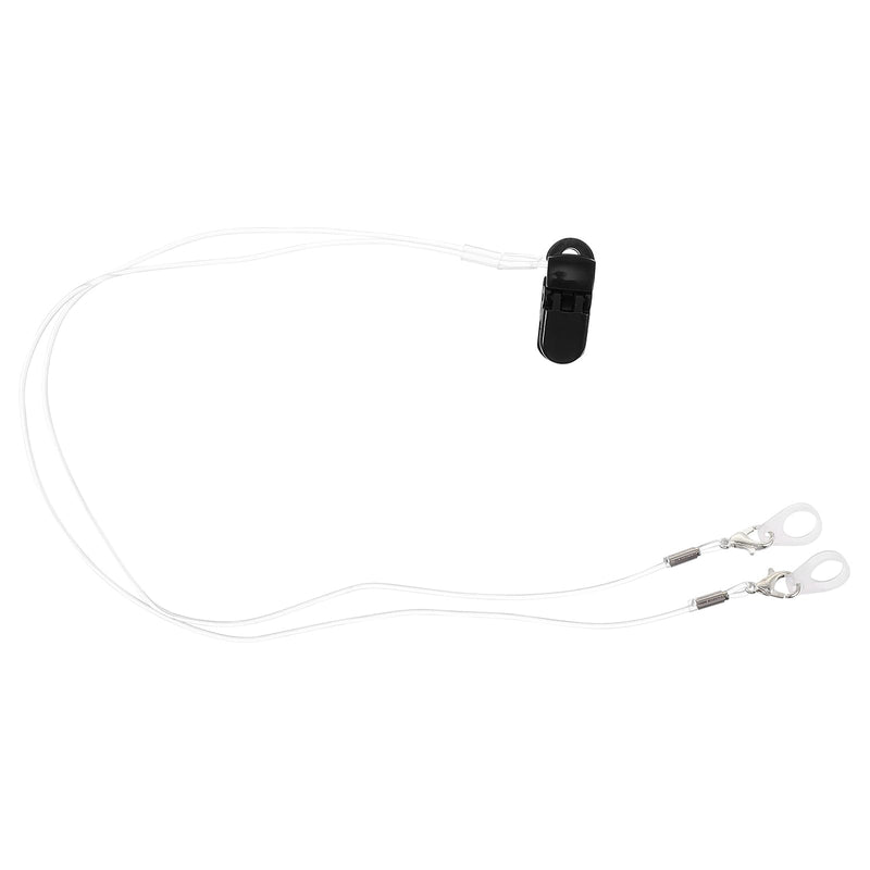 iplusmile Hearing Aid Retention Cord – Anti-Loss Clip Strap for Secure BTE Hearing Device Fixation – Lightweight ABS Material with Transparent Design – for Seniors, Adults & Kids