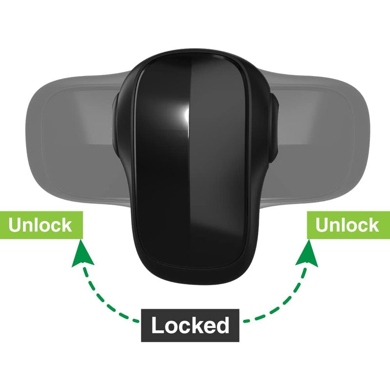 [Australia] - Moonybaby Childproof Oven Door Lock, Child Safety Oven Front Lock(ONLY for Flat Surface), Heat-Resistant, No Tool Needed, Jet Black 