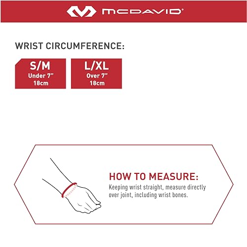 [Australia] - McDavid Elastic Wrist Support Small/Medium 
