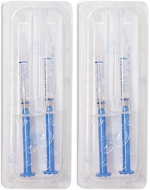 Opalescence 20% Teeth Whitening Gel Refill Syringes, with PF (4ct) 5402-2 | 20% Carbamide Peroxide with Potassium Fluoride Mint Whitening Gel for Custom Trays. Low-Sensitivity Formula. Made in the USA