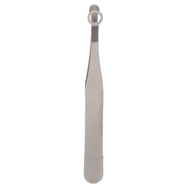 [Australia] - Tweezers for trimming nose hair, stainless steel eyebrow trimmer, universal round head tweezers, eyebrow trimmer, trimmer for men and women, friendly round 