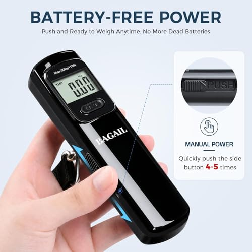 BAGAIL 18 Set Packing Cubes and Digital Luggage Scale