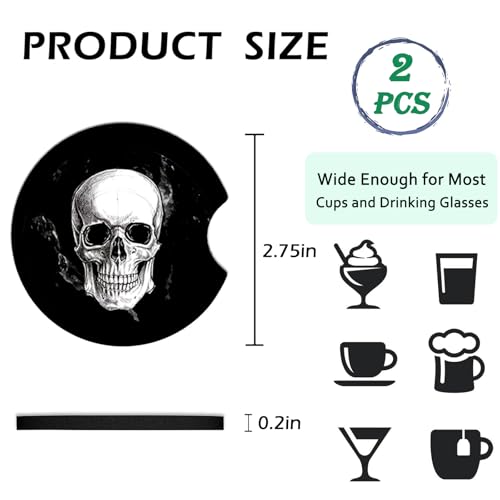 2 Pack Religion Car Coasters for Cup Holders,Neoprene Anti Slip Mat Leopard-JESUS 2PCS