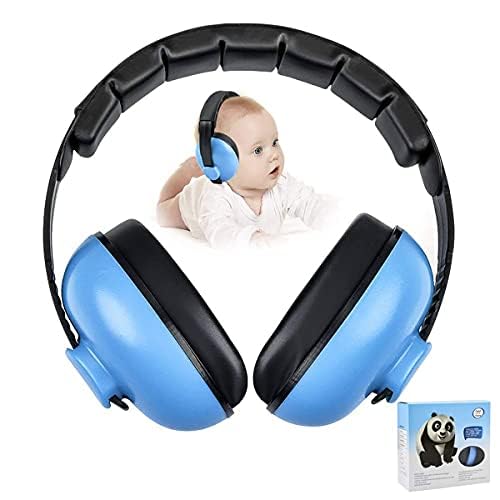 [Australia] - Noise Cancelling Headphones for Kids, Babies Ear Protection Earmuffs Noise Reduction for 0-3 Years Babies, Toddlers, Infant (Blue) Blue 