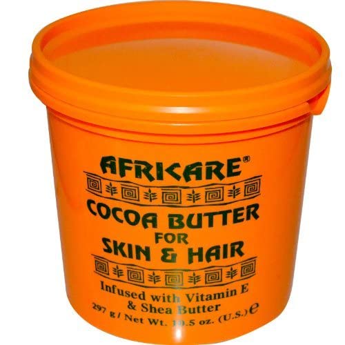 COCOCARE - Africare Cocoa Butter 10.5 Oz - for Skin and Hair - Enriched With Vitamin E and Shea Butter