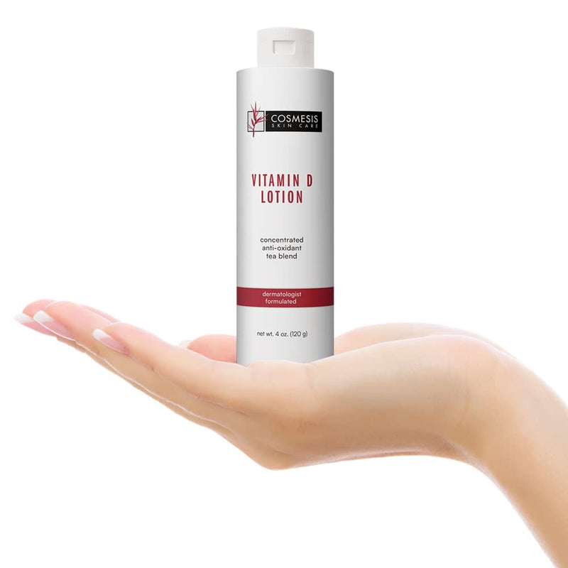 Vitamin D Lotion, Ultra-Moisturizing for Dry Skin, 4 oz, Cosmesis | Helps minimize the look of rough patches and restore a natural-looking, smooth appearance.