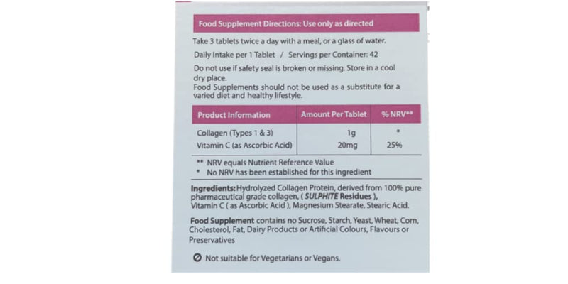 AHS Super Collagen Plus C Tablets - Pack of 250 Tablets (Also 120 + 90 Counts) 3 Sizes! 6000MG PER Serving with Added Vitamin C - Healthy Skin, Nails & Hair 250 count (Pack of 1)
