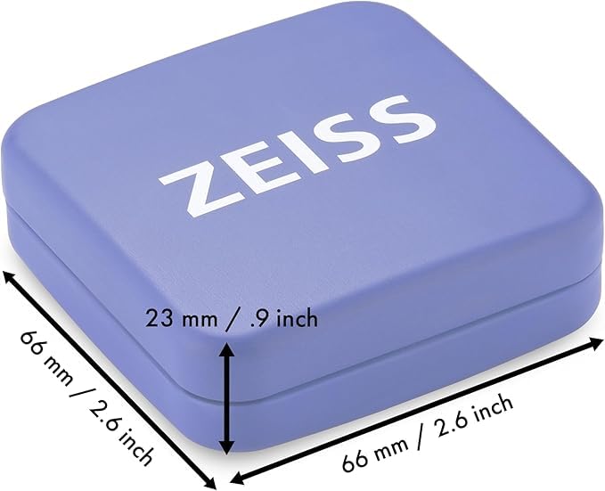 [Australia] - ZEISS Lens Cleaning Accessory Tin Box Containers with Hinge Lids, Pack of 4 4 Count 