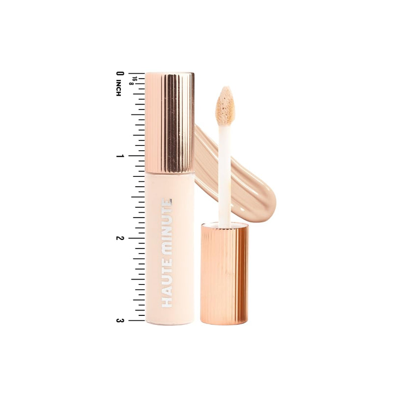 Mini Glam Bag, Skin Caring Concealer (Porcelain) & Mini Glamstick Retractable Foundation Brush