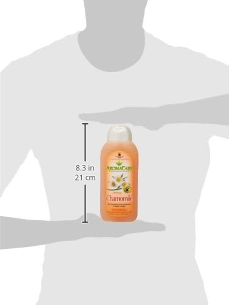 PPP AromaCare Chamomile Shampoo for Sensitive Dogs - Nourishes & Moisturizes Fur & Coat - Chamomile & Oatmeal - 13.5 fl oz - PawsPlanet Australia