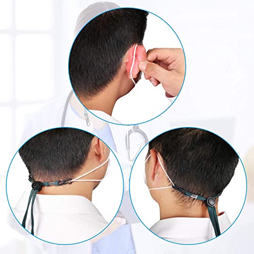 [Australia] - 10 Pack - Mask Lanyard，Ear Pressure Relief Comfort，Adjustable Length，Suitable for Adult Kids mask Lanyard，Mask Holder Mixed Colors 