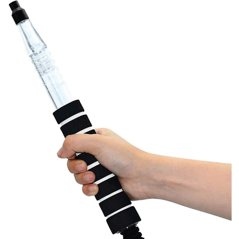 [Australia] - Hookah Hose Shisha Hose Washable Plush Hookah Pipe 6ft with Mini Ice Bag Detachable Mouth Tip Smoke Hose Hookah Shisha Pipe for Hookah Accessories (Black) Black 