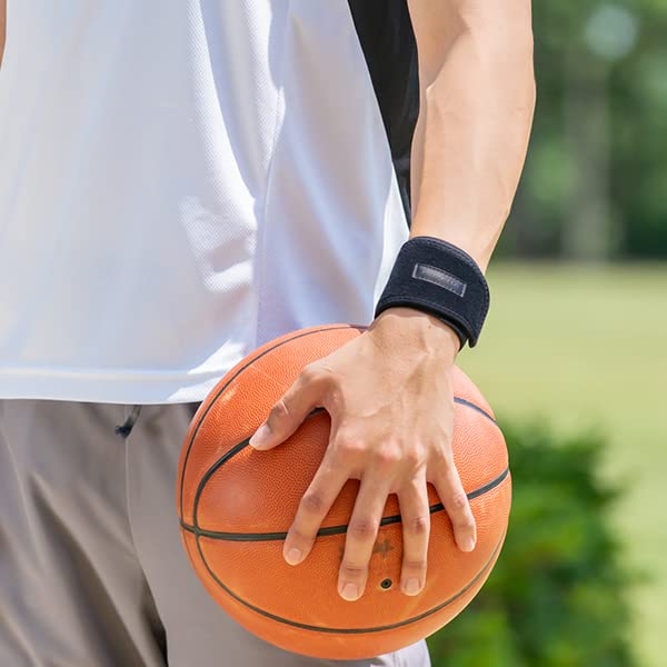 [Australia] - Phiten Metax Wrist and Ankle Wrap – Permeated with Aqua-Metals for Sports, Exercise, Workouts, Daily Wear for Men and Women - Pair, Black, One Size Fits Most 