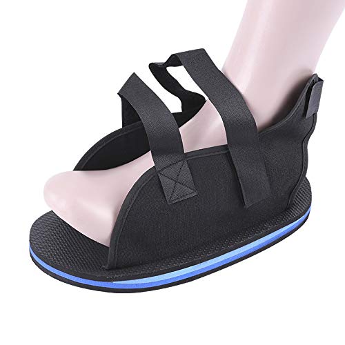 Cast Shoes Post Operation Surgery Gypsum Shoe Open Toe Foot Fracture Recovery Plaster Surgical Rehabilitation Adjustable Orthoshoes Anti-slip Valgus Shoes ML