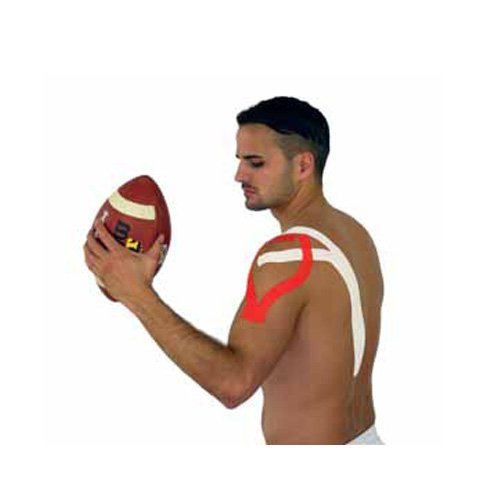K-Active Kinesiology Tape Sport RED with Reduced Elasticity 50 mm x 5 m, 2 roll Set 2 Roll 50 mm x 5 m