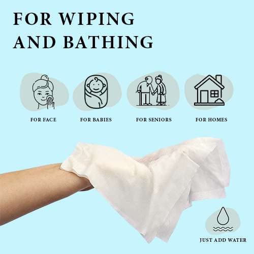 [Australia] - Disposable Dry Wipes, 100 Pack ‚Äì Ultra Soft Non-Moistened Cleansing Cloths for Adults, Incontinence, Baby Care, Makeup Removal ‚Äì 9.5" x 13.5" - Hospital Grade, Durable ‚Äì by ProHeal 