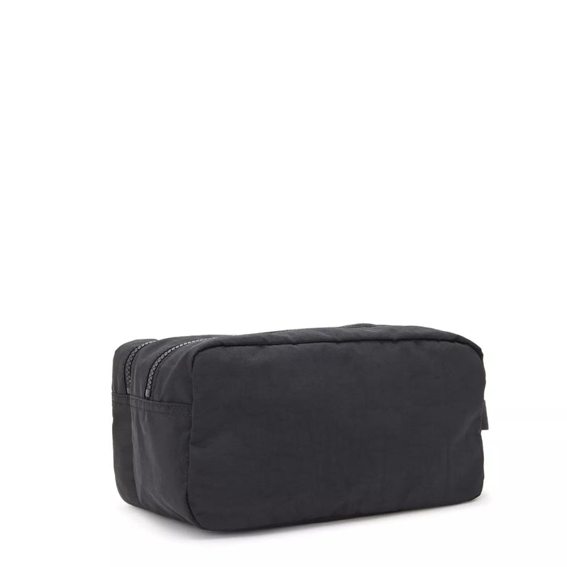 Kipling Women’s Agot Toiletry Bag, Lightweight Travel Organizer, Nylon Cosmetics Kit One Size Black Noir