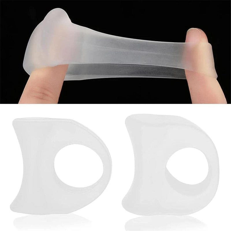 [Australia] - jinlanshop Large Toe Stretcher Toe Caps 4 Gel Toe Separators for Hallux Valgus Correction, for Overlapping Toes, Hammer Toes, Pain Relief 