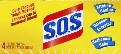 [Australia] - S.O.S. Steel Wool Soap Pads, 4 Count 