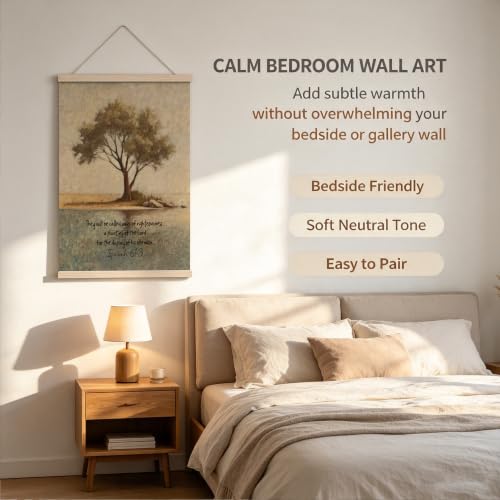 AgriFusion Tech Oak Tree Poem Wall Art Canvas Print 12x16 Inches Oaks