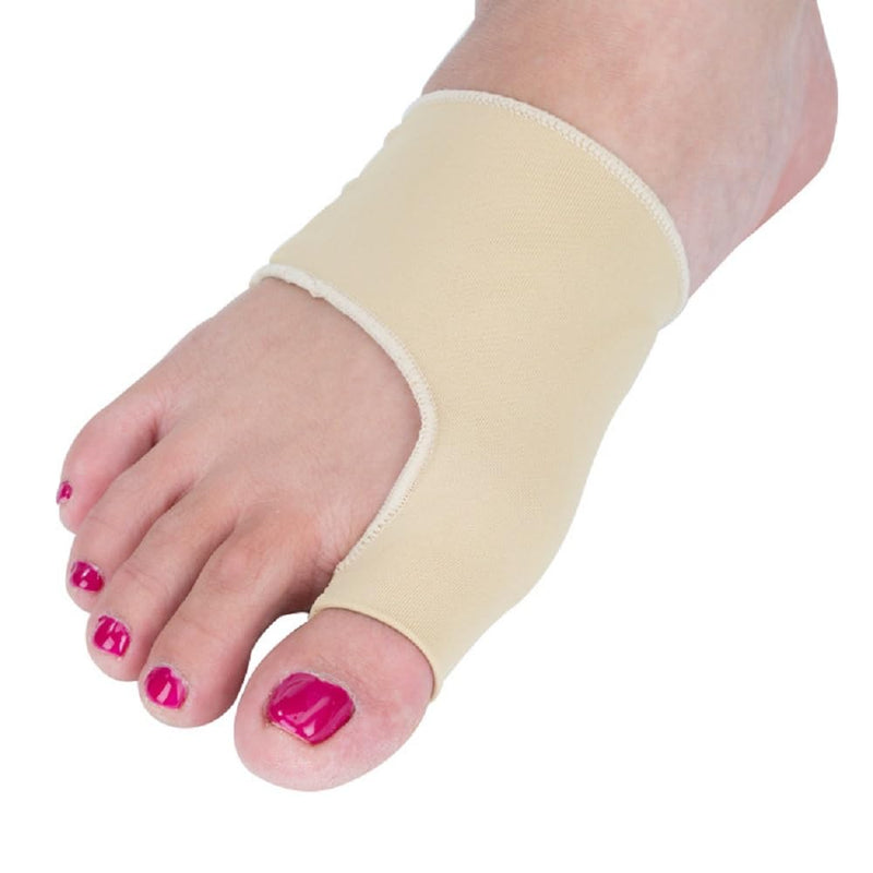 [Australia] - 2 Pcs Bunion Relief Pads Sleeve, Elastic Gel Big Toe Bunion Pain Relief Hallux Valgus Corrector Cushions, Splint Orthopedic Corrector Socks for Women and Men - Nude 