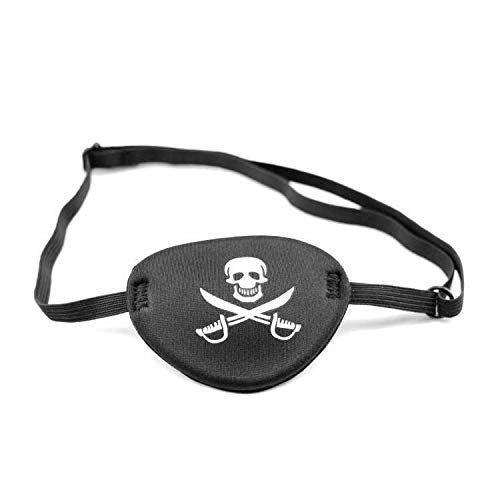 Pirate Eye Patch Skull Crossbone Eye Patch Eye Mask for Halloween Lazy Eye