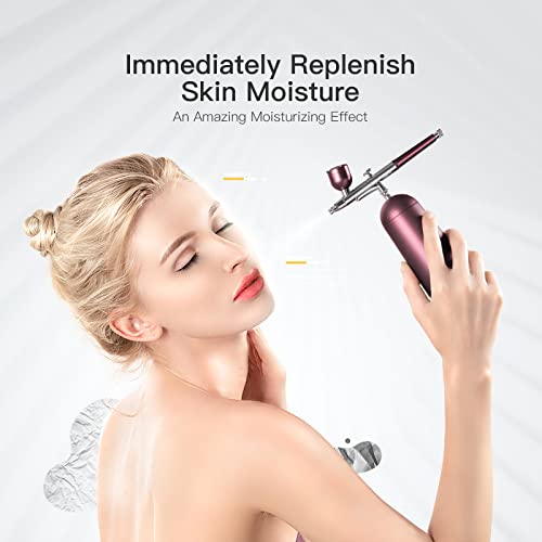 [Australia] - GX Nano Ionic Cold Mist Sprayer Facial Steamer, Portable and Rechargeable Face Humidifier Atomizer, Serum Toner Deep Humidification and Facial Spa, Ladys Gifts Skin Care Tool（Purple） Sandy Purple 
