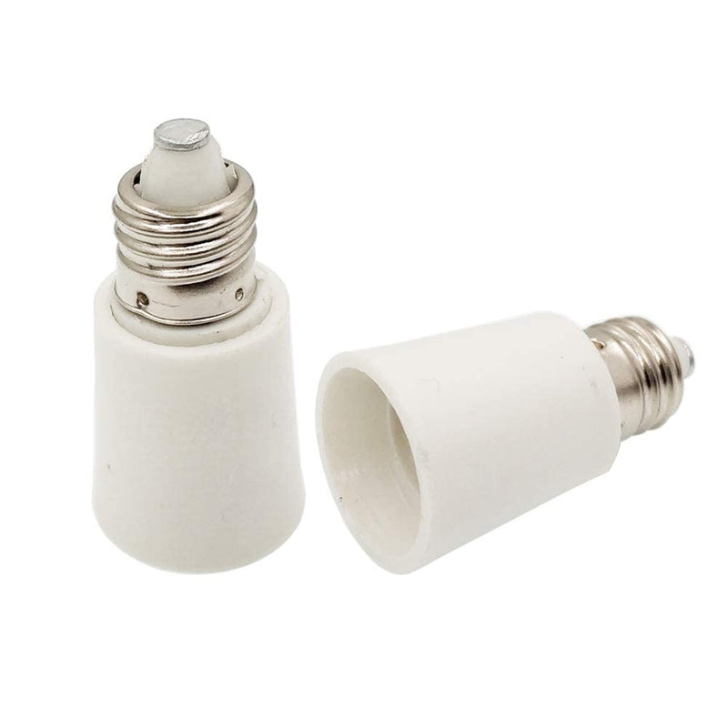 [Australia] - 10pcs E-Simpo E11 to E11 mini candelabra light socket base e11 led lamp holder adapter extender converter extension(10pcs E11 to E11 Extender) 