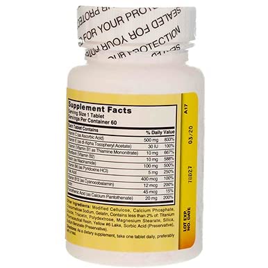 Nature's Blend Stress Formula Vitamins 60 Tabs, 079854201000