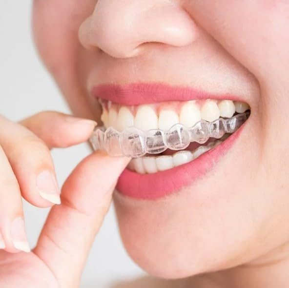 [Australia] - 4Pcs Medical-Grade Silicone Night Guard for Teeth Grinding and Bruxism, Transparent Dental Guard for Sleep, Sports and Custom Fit Protection, Reusable Mouth Guard 