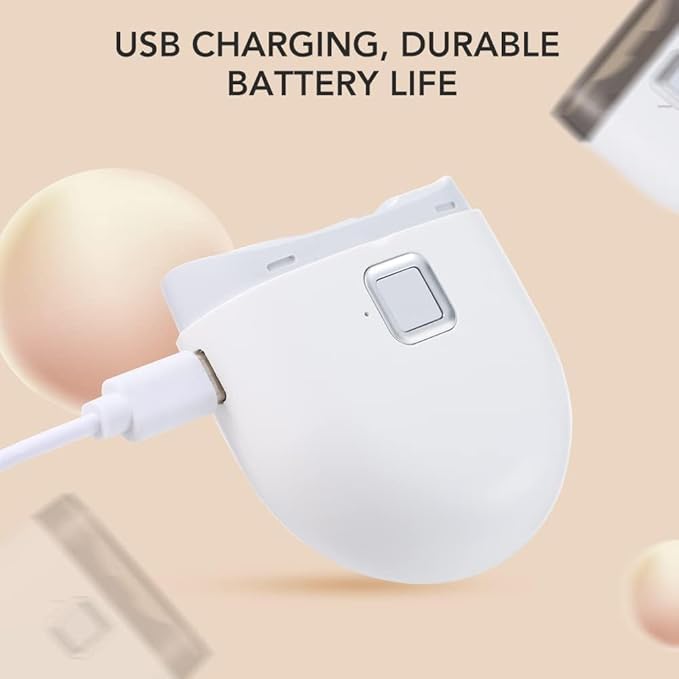 [Australia] - Electric Nail Clippers,Cordless Curved Design, Automatic Nails Blanking Sanding, No Noise, One-Key Operation Portable Nail File for Children Elderly Adults Manicure 